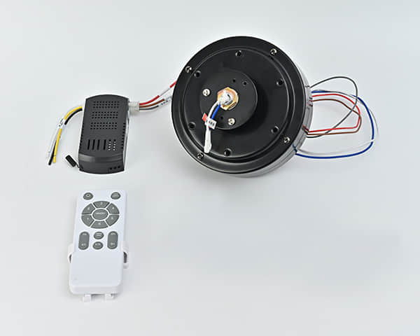 Fan light wall control and remote control